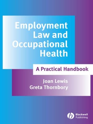 cover image of Employment Law and Occupational Health